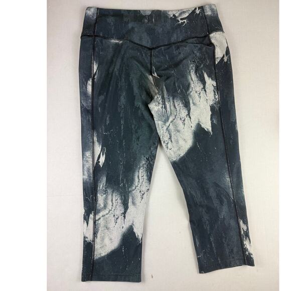 Nike Dri-Fit Women's Abstract Marble Cropped Leggings L - Picture 6 of 6